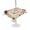 beige, variant on Outdoor Tablecloth with Umbrella Hole for Patio/Picnic/Party/Camping, Vintage Farmhouse Waterproof Table Cloth Round Cover Washable, Brown Country Star Berries Wooden Grain (Dia 60")