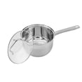 thumbnail image 6 of HausRoland Stainless Steel Saucepan with Glass Lid and Measuring Scale 2.7 Qt (2.6 L) Multi-purpose Pot Sauce Pan Kitchenware, 6 of 6