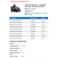 thumbnail image 2 of Power Steering Pump 1 - Compatible with 1988 - 1989 Chevrolet K1500 - Autopart Premium, 2 of 2