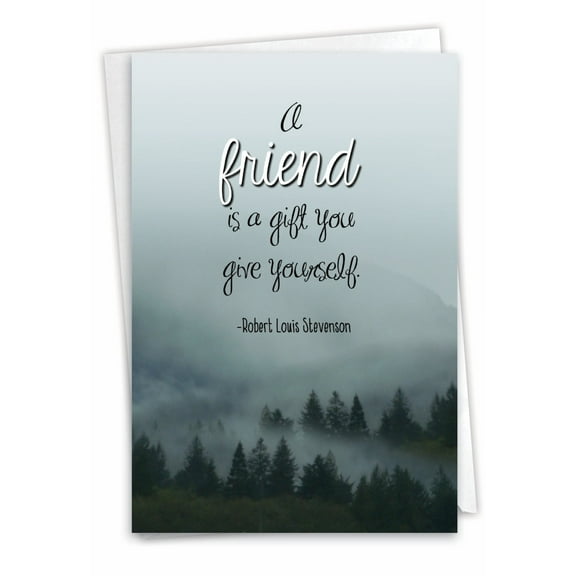 C6618CFRG Humorous Friendship Card 'Friendly Words' with Envelope by NobleWorks