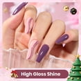 thumbnail image 3 of Set de esmalte en gel Beetles de 6 tonos morados, curado UV/LED, soak off, 3 of 7