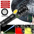 thumbnail image 2 of 20W Usb Rechargeable Led Flashlight Super Bright Torch Lamp, 2 of 6