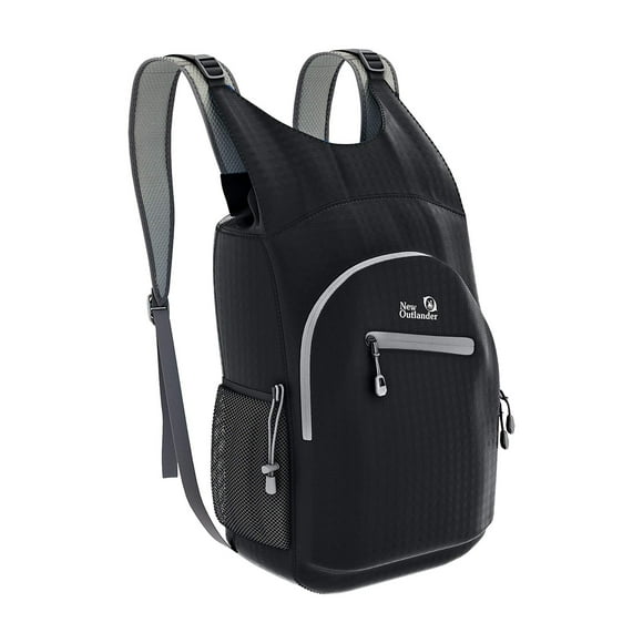 Outlander Mochila de senderismo 100% impermeable, ligera, plegable, color negro