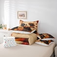 thumbnail image 6 of Homewish Rustic Halloween Dog 7pcs Queen Bedding,Pumpkin Lantern Bedding Comforter Set Queen,Farmhouse Decor,Polkadot Reversible, 6 of 8