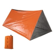 Emergency Tube Tent Survival Orange Shelter Rescue Camping Tent Aluminum Film Sleeping Bag