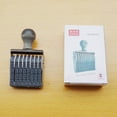 thumbnail image 1 of Numbering Stamp Numeric Rolling 8 digits Symbol Rolling Stamp for Stationery Office Date, 1 of 8