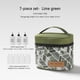thumbnail image 5 of Juego de Botellas de Especias Ygjytge Almacenamiento Verde, 5 of 9