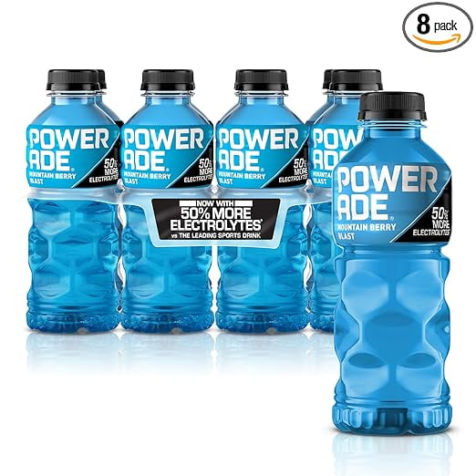 1x POWERADE Mountain Berry Blast, 20 fl oz, 8 Pack