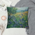 thumbnail image 2 of Chilfamy Iris Flower Throw Pillow Covers Pillow Case for Couch Sofa Bed Home Decor, 2 of 5