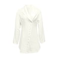 thumbnail image 5 of Blazer Dress for Women Long Sleeve Single Lapel Collar Slim Fit Bodycon Midi Dress Office Work Dresses, 5 of 5