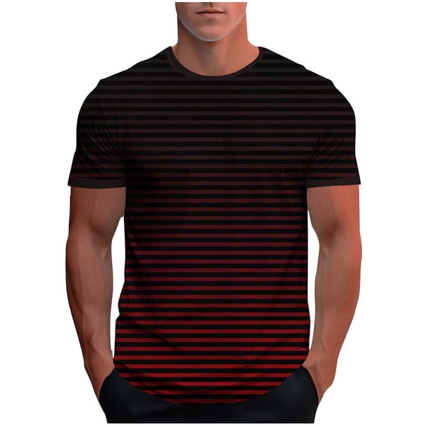 Usted Es Más Que una Prueba de Puntuación de la Camisa de la Moda Casual Impresión Deportiva Camiseta de Manga Corta Cuello Redondo para los Hombres, Blusa de Poliéster para Uso Diario Al Aire Libre