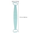 thumbnail image 3 of Silicone Back Shower Towel for Bath Use Exfoliating Body Scrubber with Long Straps and Hanging Rope Green 7.8 Inches, 3 of 8