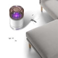 thumbnail image 4 of Wosthever Lámpara eléctrica de succión fuerte para insectos, insectos electrónicos para exteriores, luz nocturna de plástico, dormitorio interior, Electrodomésticos Blanco Wosthever HA064366-01B, 4 of 6
