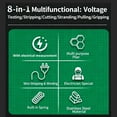 thumbnail image 5 of Voltmaster 8-in-1 Tool, 8 in 1 Wire Stripper with Voltage Tester, Outdoorfun 8 in 1 Wire Stripper Twister for Cutting and Pulling Wires Cable Scissors,Voltage Tester, 5 of 7
