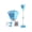 Blue, variant on Outdoor LED Bubble Machine with Remote Control – Rechargeable Automatic Bubble Blower for Garden, Camping, Parties, Weddings – Adjustable Height, Music & Lights, 1 Set(50ML)