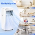 thumbnail image 2 of Sotoplay 8500 BTU Portable Air Conditioners,4 In1 Air Conditioner with Remote Control,Portable AC Cooling Range up to 3650 Sq.ft with 24-Hour Timer, Windows Kit,Brush,White, 2 of 9