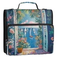 thumbnail image 5 of FORMRS Zipper Binder with Shoulder Strap 2-inch Ring 500 Sheet Capacity File Bag, Blue Sea, 5 of 5