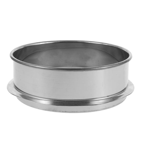 FRCOLOR Stainless Steel Flour Sifter with Fine Mesh Screen 20cm Round Sieve for Baking Cake and Bread