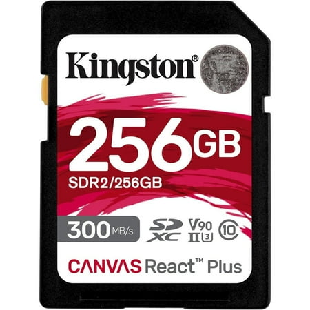 UPC: 0740617301977 | Kingston Canvas React Plus 256 GB Class 10/UHS-II (U3) V90 SDXC