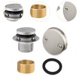 thumbnail image 6 of deevoka Bathtub Drain Tip Anti Clogging Tub Drain Trim Set for Bedroom Bathroom Sink Brushed, 6 of 9