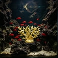 thumbnail image 5 of Artificial Corals for Aquarium Decoration, Realistic Small Reef Ornaments for Fish Tank, Safe Multi Hole Hideout for Betta Shrimp Freshwater Saltwater Aquascaping Setup, 5 of 6
