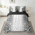 thumbnail image 2 of jejeloiu Cheetah Print 7-Piece Twin Bedding Sets,Leopard Pattern Bedding Comforter Set,Gray Bling Print Sheet Sets For Teens Kids,Breathable Home Decor Reversible, 2 of 8
