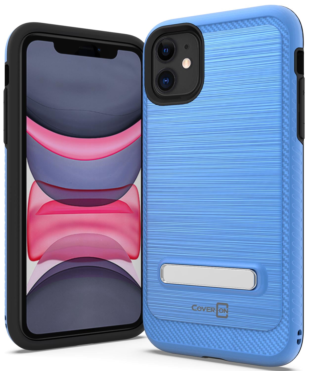 CoverON Apple iPhone 11 Case with Metal Kickstand Protective