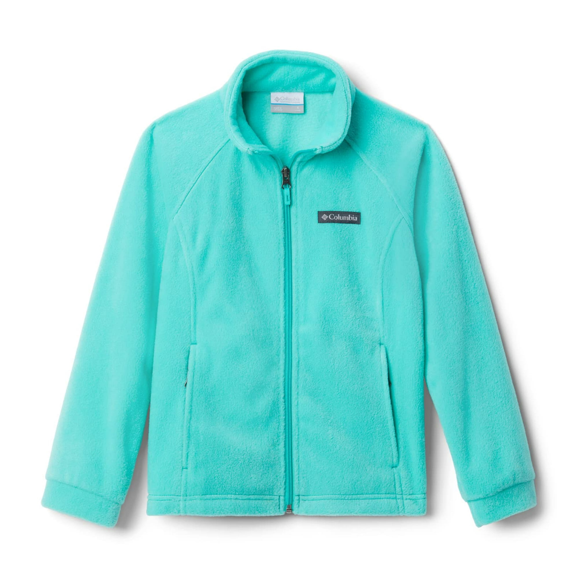 Columbia Baby Big Girls Benton Springs Fleece Jacket Electric Turquoise Medium