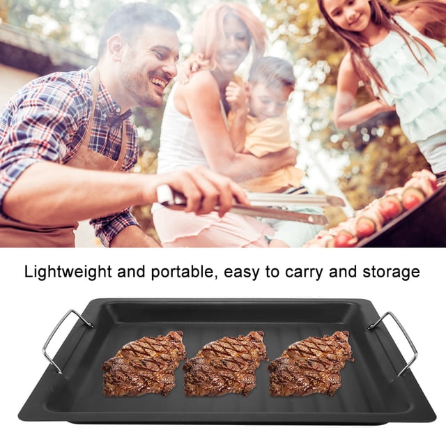 Practical Barbecue Pizza Pan, Barbecue Grill Pan, Safe For BBQ Home