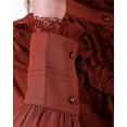 thumbnail image 7 of ThePirateDressing Women's Victorian Renaissance Steampunk Button-Front Blouse, Long Lantern Sleeves, 7 of 7