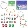 thumbnail image 1 of Advent Calendar 2022 Countdown Calendar 24 Days Christmas Gift Set for Girls Kids Teens Toddler with 22 DIY Charm Beads and 2 Bracelets, 1 of 2