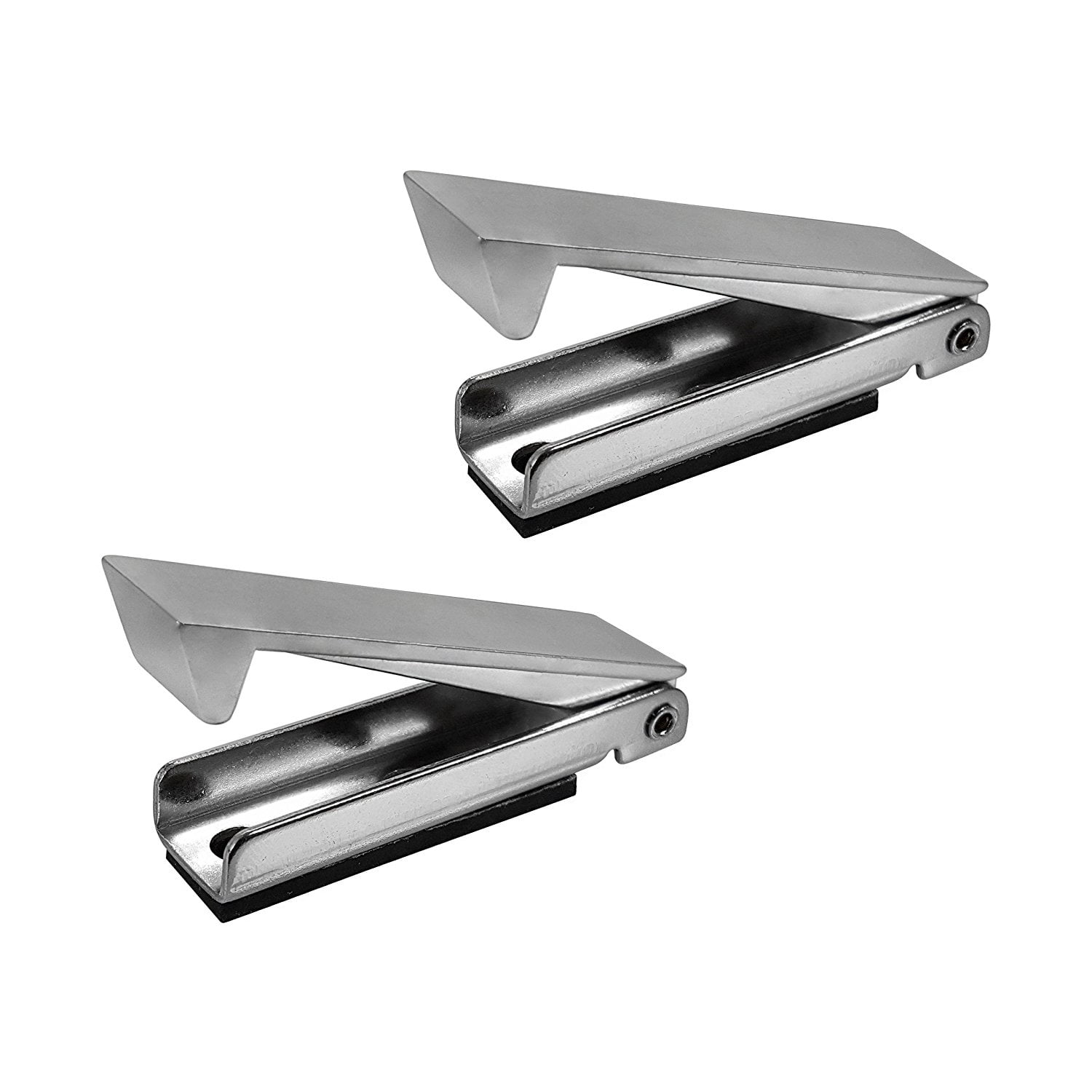 2 Pack RV Stainless Steel Baggage Door Catch Square By RecPro Ship from