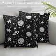 thumbnail image 3 of RUIYC  Moon Sun Print Throw Pillow Covers Decorative Throw Pillows for Couch Sofa Bed Throw Pillow Cover Cushion Covers Pillowcases for Holiday Decorative, 3 of 5