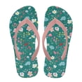 thumbnail image 2 of POLERO Wild Floral Green Print Flip Flop Sandal Water Shoes - Beach Slides Slip-on Quick Dry Thong FlipFlops Sandals for Boys (11-12 Little Kids) Size 1, 2 of 7