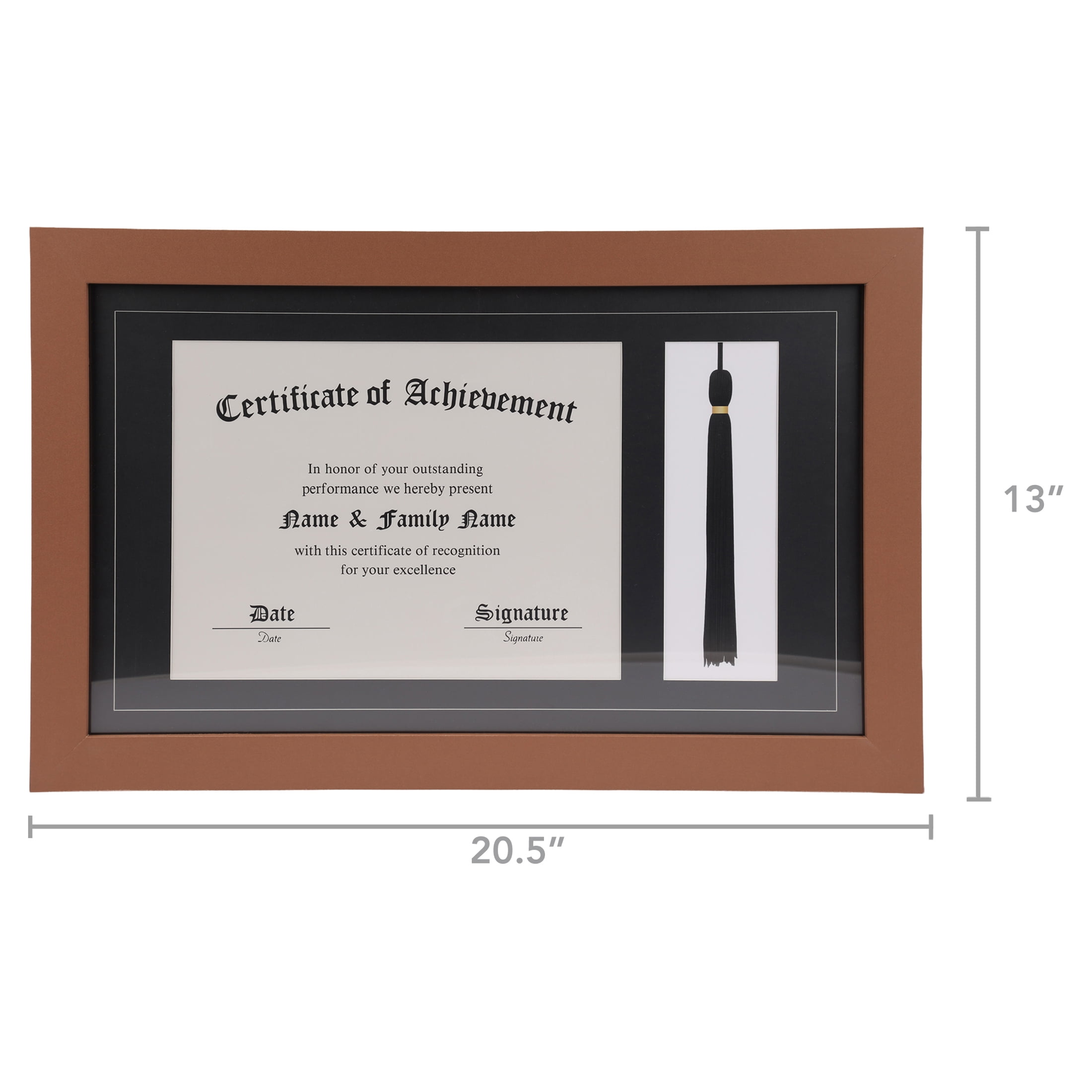 Diploma Frame with Tassel Holder, 11" x 8.5", Graduation by Way To Celebrate