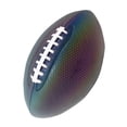 thumbnail image 1 of S SERENABLE Glowing Rugby Ball American Football for Outdoor Game Use Exercise Accessory White Strap, 1 of 9