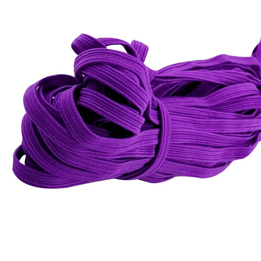 6mm 30 Meter Elastic Band Clothes Pants Sewing Repairing DIY Solid