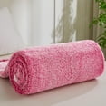 Exclusivo Mezcla Plush Extra Large Fleece Throw Blanket for Couch, Bed