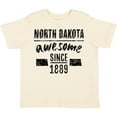 thumbnail image 3 of Inktastic North Dakota Awesome Since 1889 Boys or Girls Toddler T-Shirt, 3 of 5