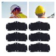 thumbnail image 2 of 6Pcs/Set Good Absorption Sweatband Reusable Polyester Skin-friendly Fine Texture Helmet Sweat Strap for Worker, 2 of 8