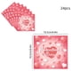 thumbnail image 2 of Servilletas de papel para decoración navideña. 24 servilletas con estampado de corazones para San Valentín. Ideales para fiestas de San Valentín. Pañuelos desechables decorativos de 16,5 x 16,5 cm. De, 2 of 5