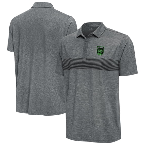 Men's Antigua Pewter Austin FC Dashing Polo