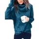 thumbnail image 1 of Sexy Dance Jersey suéteres de punto de Color sólido suéter de manga larga prendas de punto Jumper Tops mujeres cuello alto cálido, 1 of 2