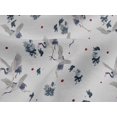 thumbnail image 4 of oneOone Viscose Jersey Fabric Dot|Floral & Stork Bird Print Fabric By Yard 60 Inch Wide, 4 of 5