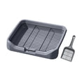 thumbnail image 3 of Inodoro para perros de interior, inodoro portátil para cachorros, soporte para almohadillas absorbentes para cachorros, bandeja de arena para gatos, 3 of 8
