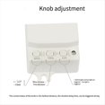 thumbnail image 3 of 5.8GHz Mini Microwave Radar Motion Sensor Switch AC85-265V Intelligent Human Body Sensor Switch Motion Light Switch,1 * Mini radar sensing switch,White, 3 of 6