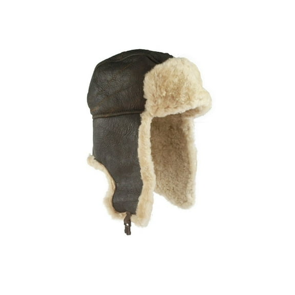 Eastern Counties Leather Mens Heydon Sheepskin Flying Hat