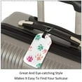 thumbnail image 3 of Square 2Pack PU Leather Paw Cruise Luggage Tag with Privacy Cover and Name ID Tag for Travel Handbags Backpacks Luggage Tags, 3 of 6