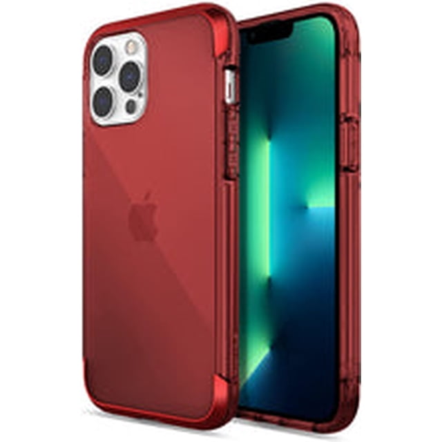 Raptic Air Funda Uso Rudo Transparente Para iPhone 13 Pro Max Red Raptic Raptic Air