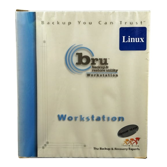 Bru 17 Workstation Backup & Restore Utility - Classic Linux Operating System Software 2002